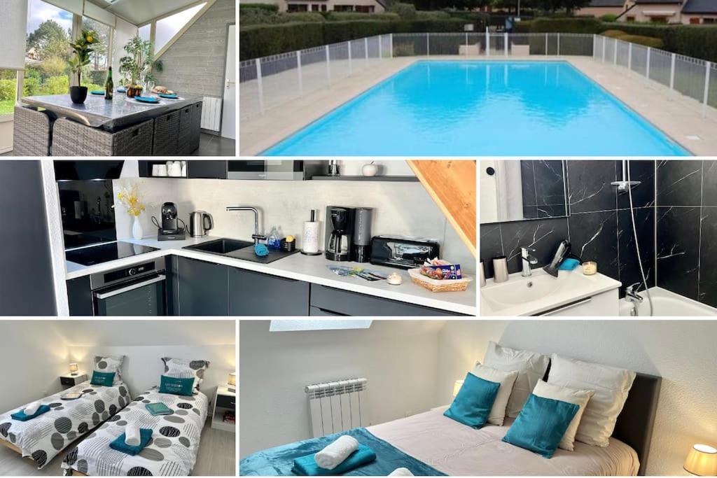 Perle Beach, Petite Maison Situee En Bord De Plage, Piscine. ギデル エクステリア 写真